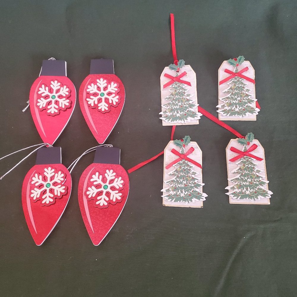 Christmas Gift Labels Tags Set of 8 Tags